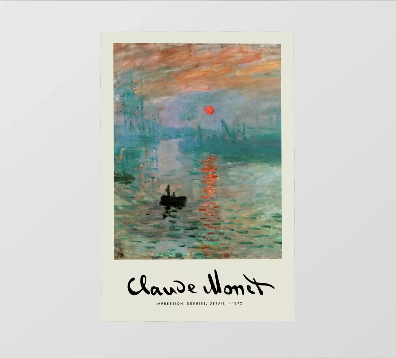 Monet – Signed Impression pellicola backlit da Vintage by JUNIQE