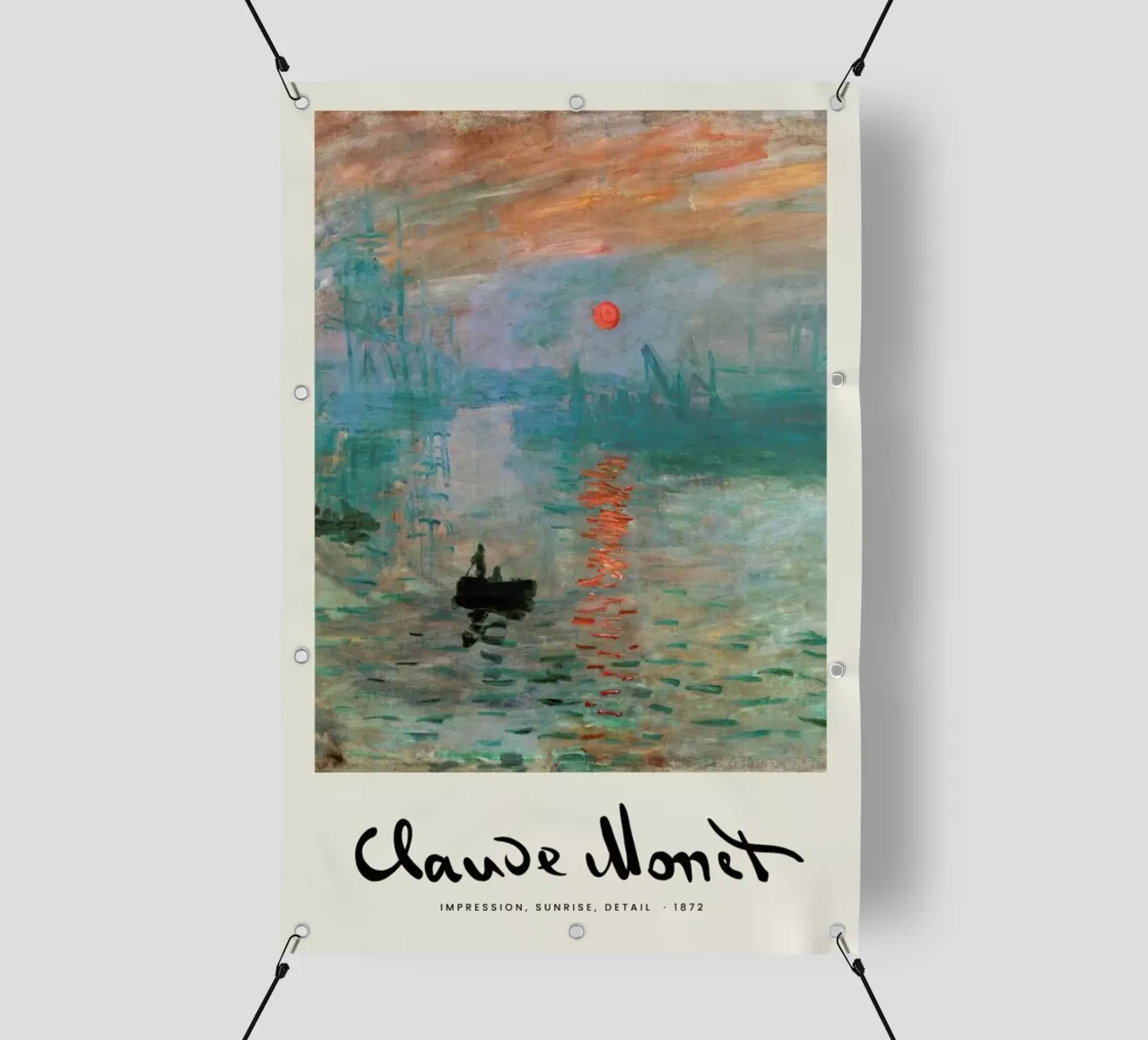 Monet – Signed Impression telo in pvc da Vintage by JUNIQE