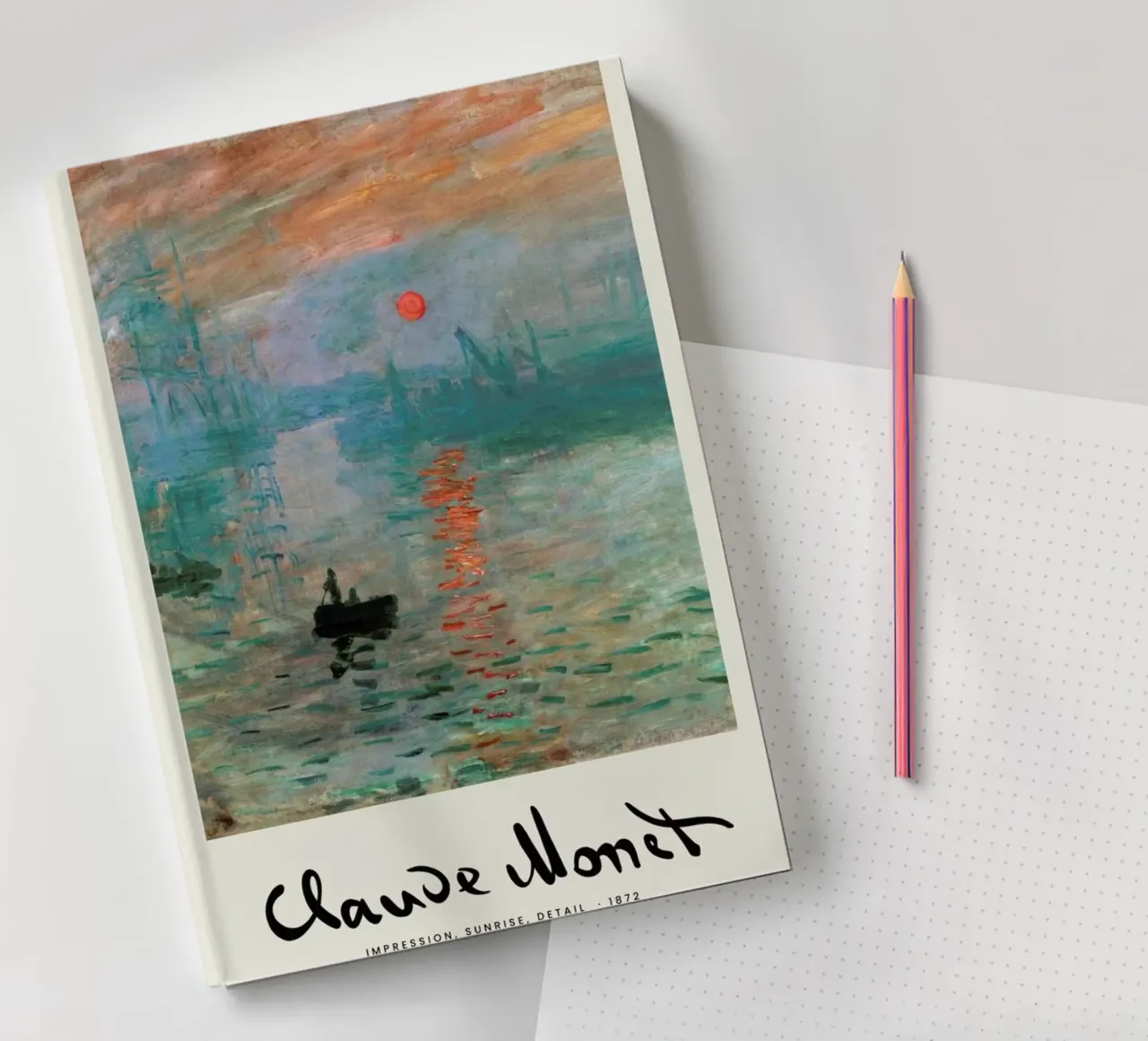 Monet – Signed Impression notebook by Vintage by JUNIQE