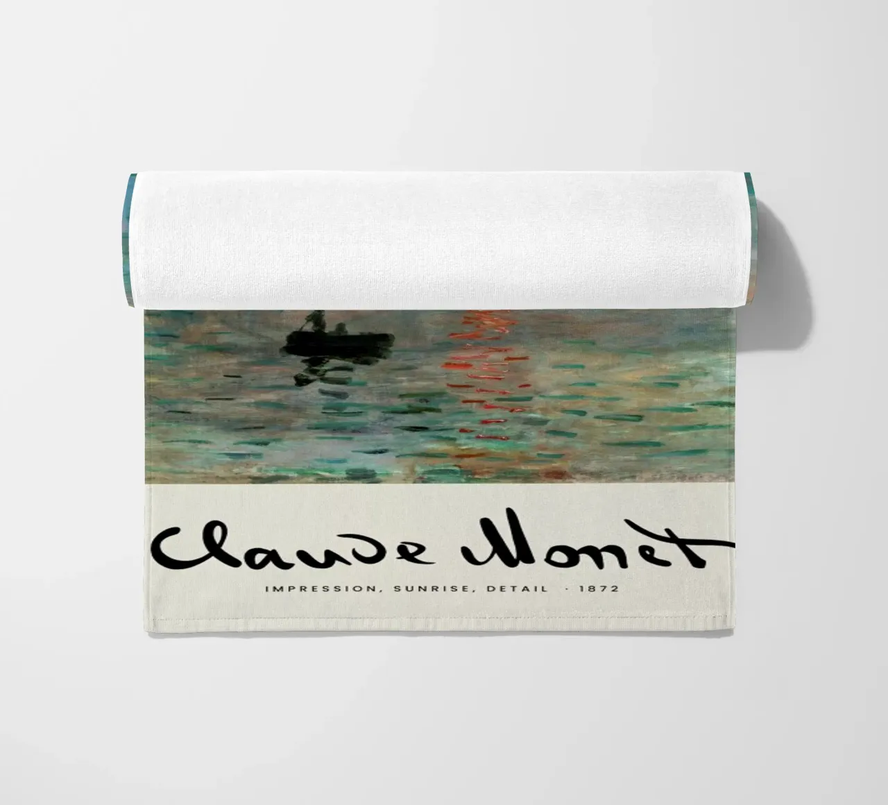 Monet – Signed Impression telo mare da Vintage by JUNIQE