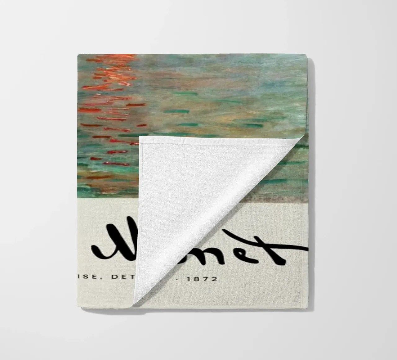 Monet – Signed Impression telo mare da Vintage by JUNIQE