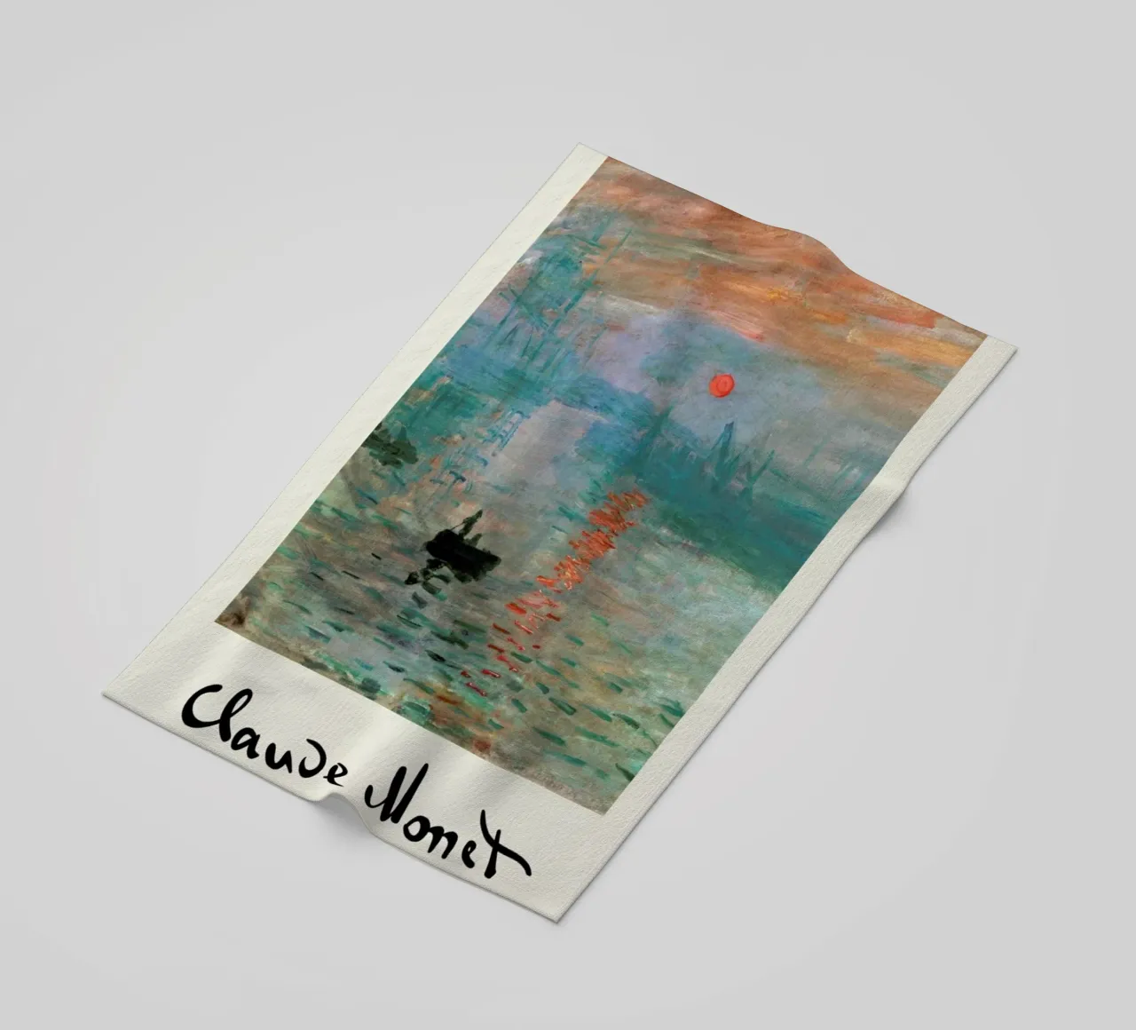 Monet – Signed Impression telo mare da Vintage by JUNIQE