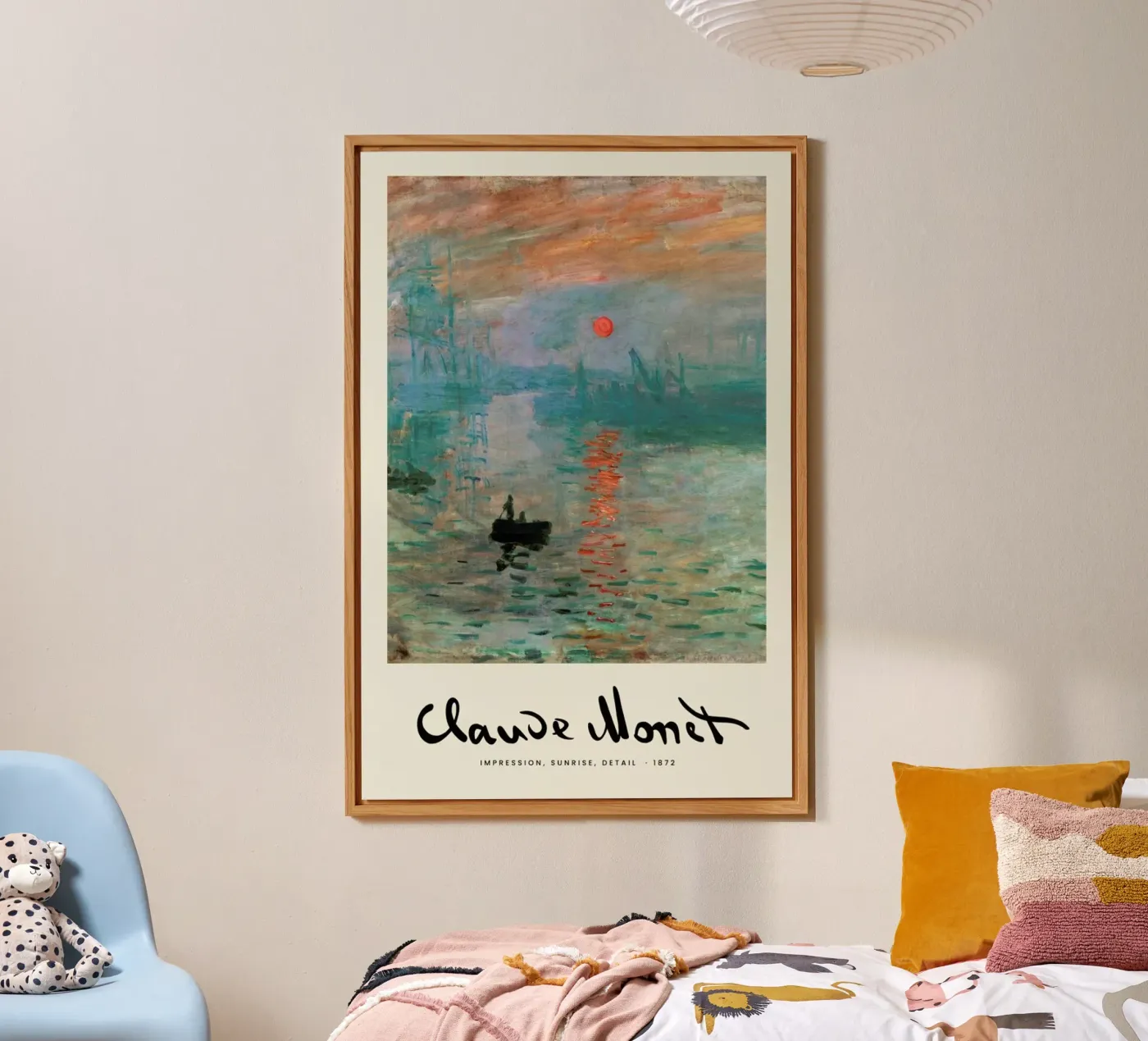 Monet – Signed Impression pannello forex da Vintage by JUNIQE