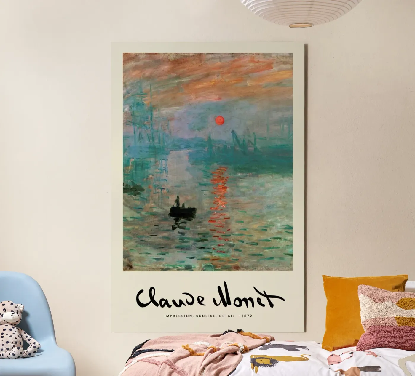 Monet – Signed Impression pannello forex da Vintage by JUNIQE