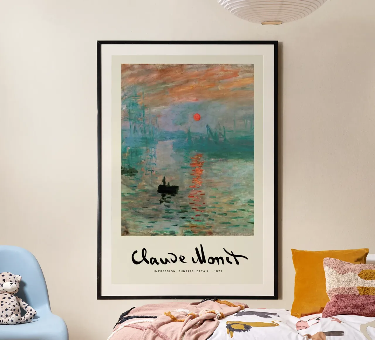Monet – Signed Impression poster van Vintage by JUNIQE