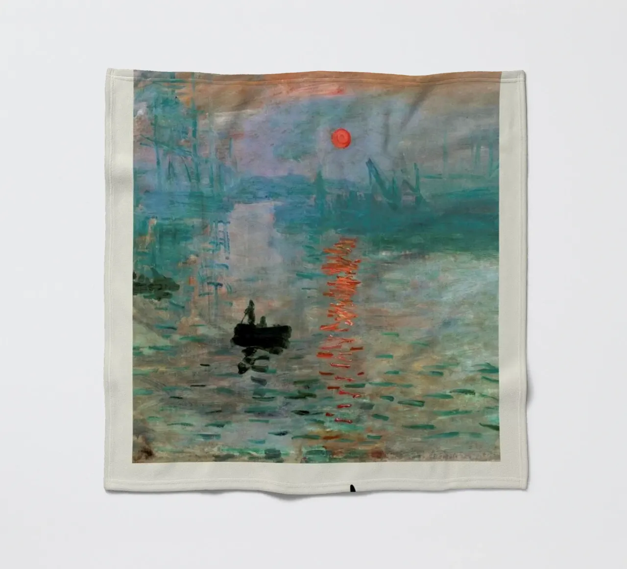 Monet – Signed Impression coperta in pile da Vintage by JUNIQE