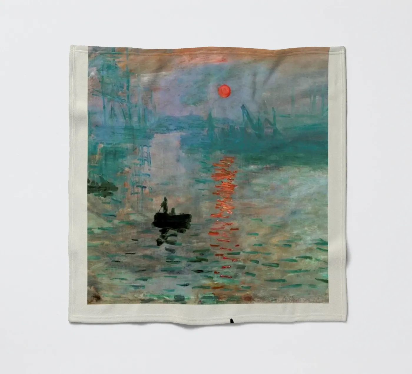 Monet – Signed Impression Fleecedecke von Vintage by JUNIQE