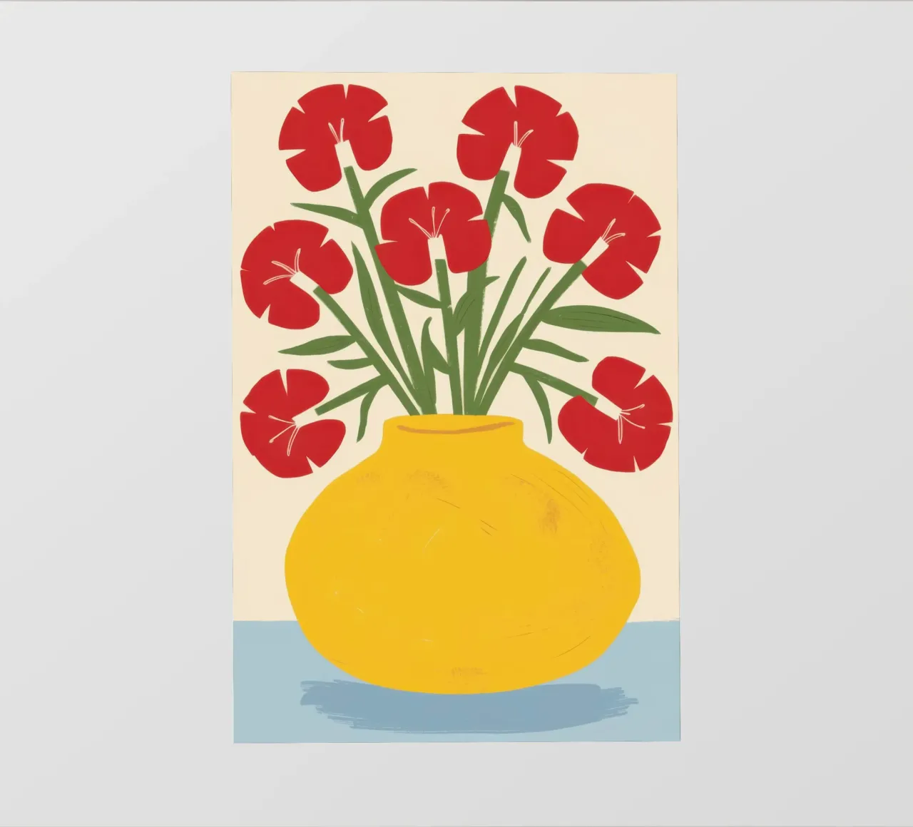Red Carnation Radiance backlit film by Sentinel Glow