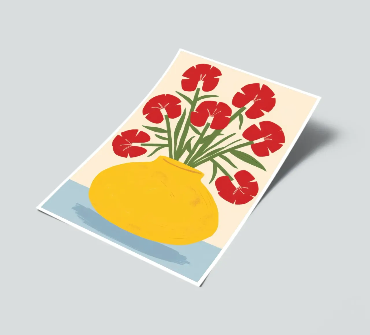 Rote Nelke Strahlkraft Stickerbogen von Sentinel Glow