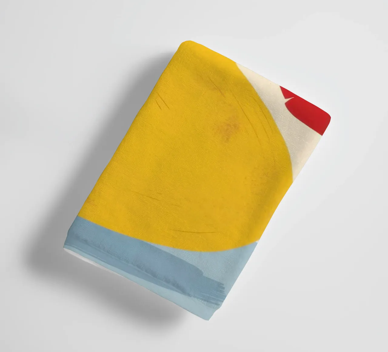 Red Carnation Radiance towel by Sentinel Glow