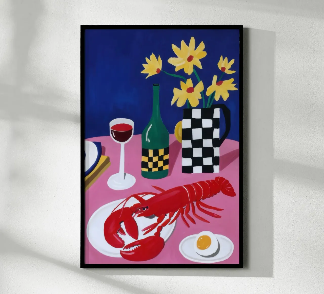 Aragosta e narcisi poster da Pale Aura