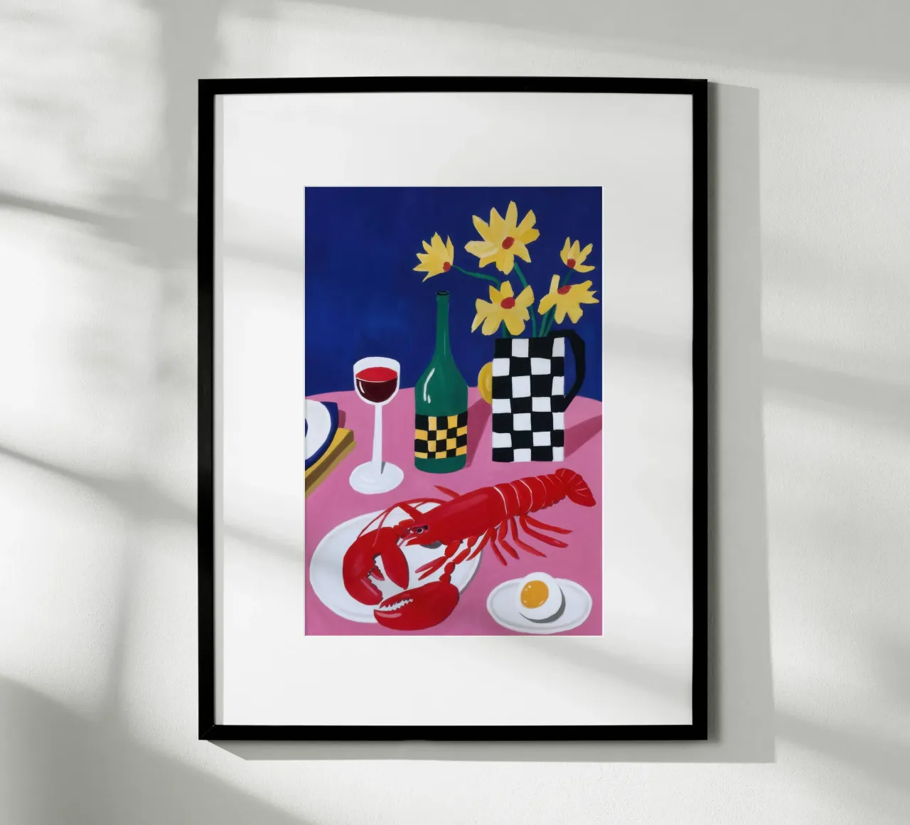 Aragosta e narcisi poster da Pale Aura