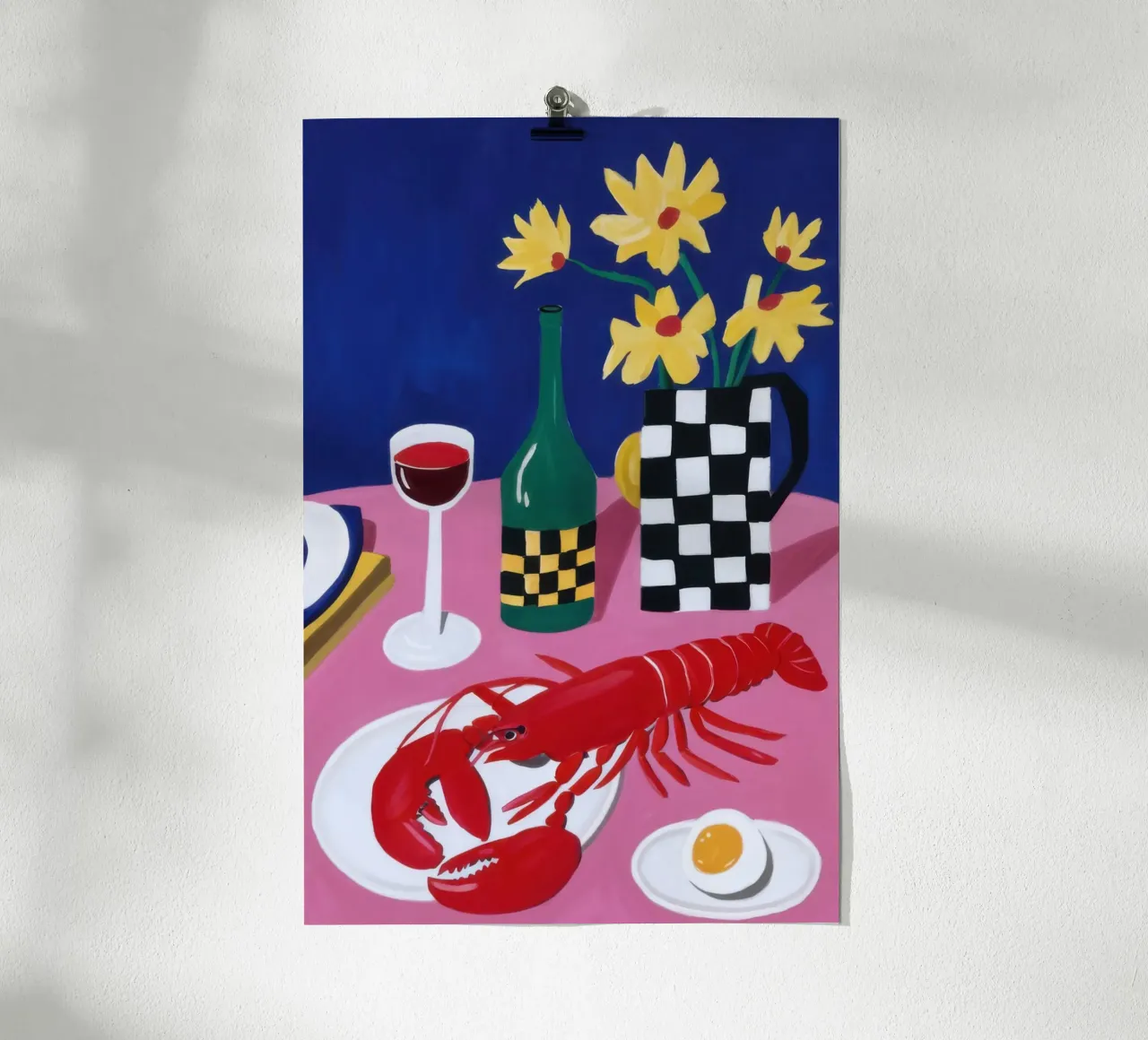 Aragosta e narcisi poster da Pale Aura