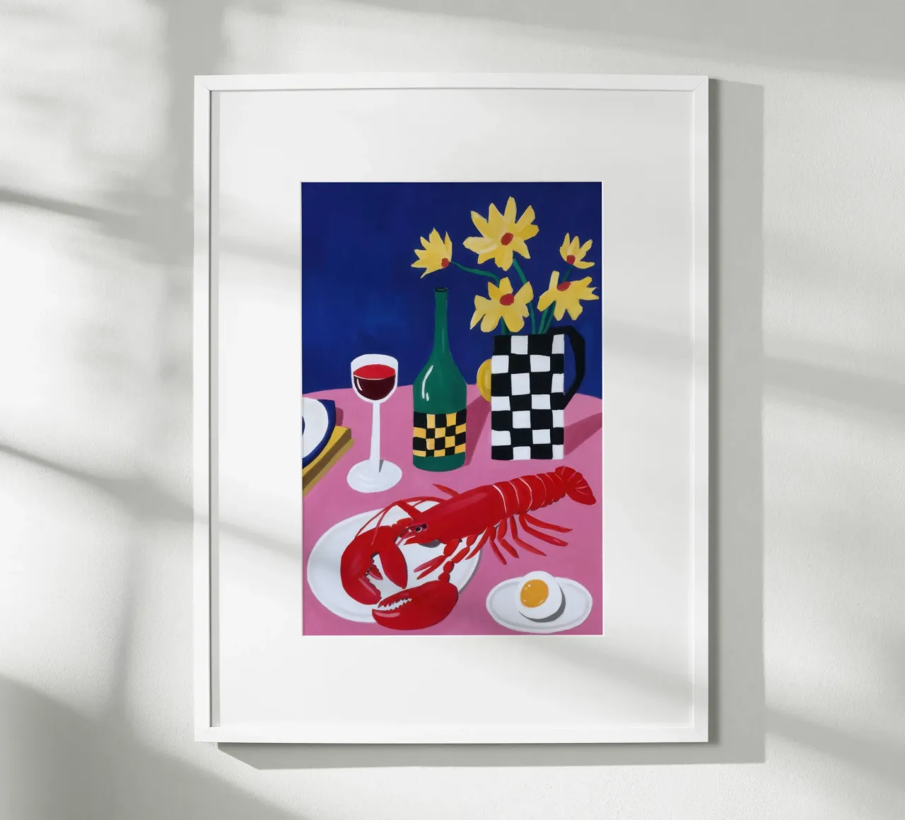 Aragosta e narcisi poster da Pale Aura