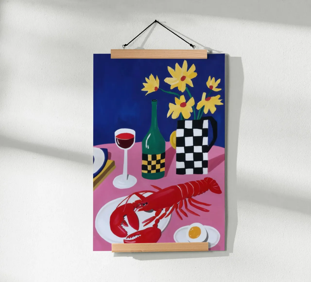 Aragosta e narcisi poster da Pale Aura