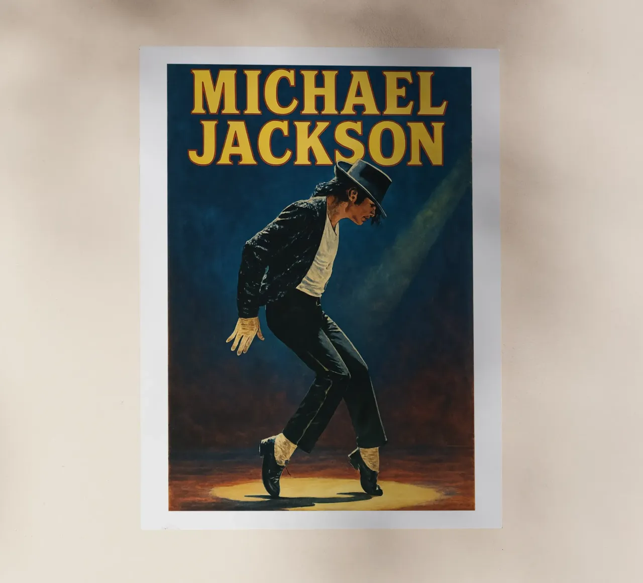 Leggende Re del Pop Michael Jackson pellicola backlit da wernoka