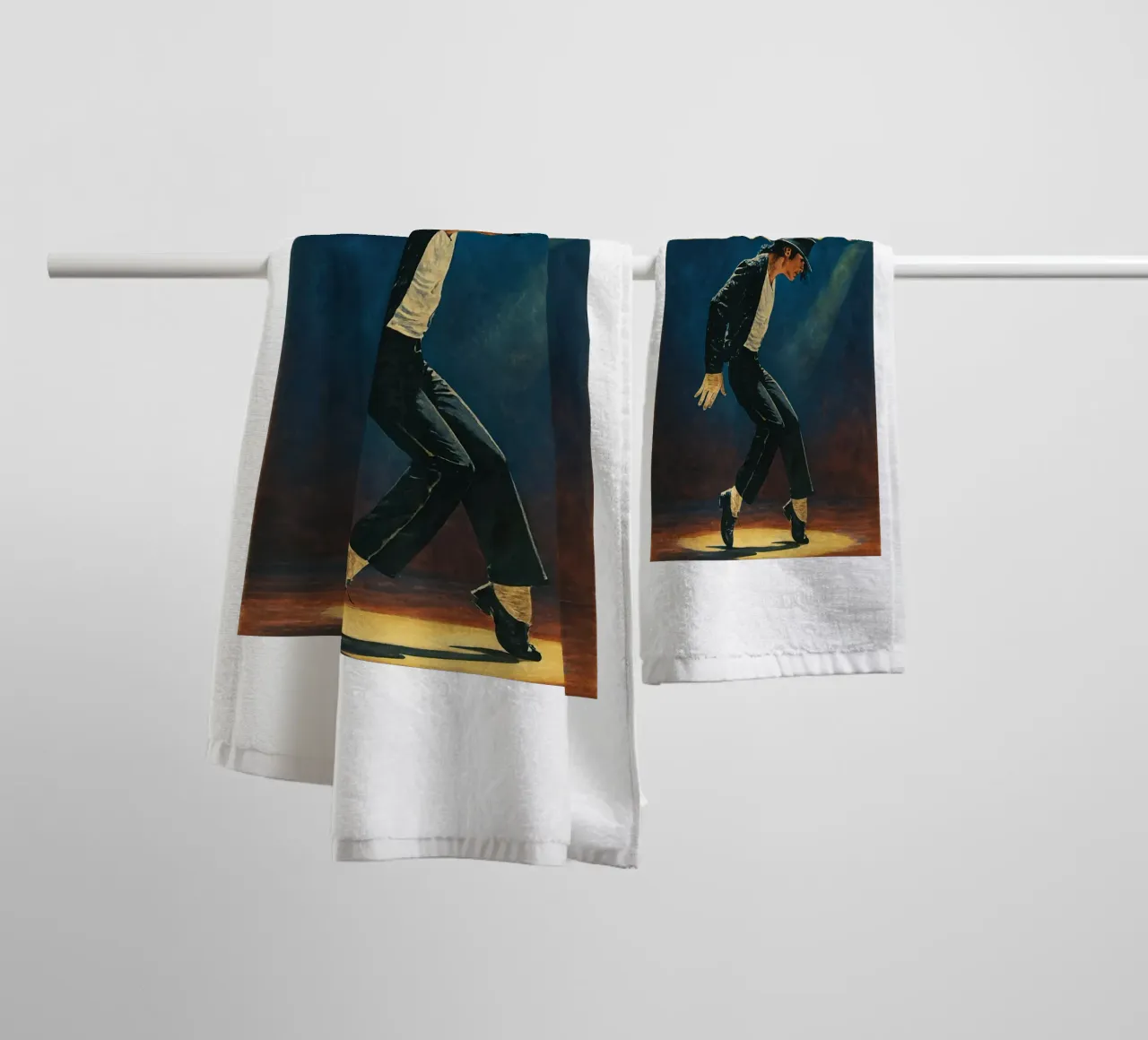 Leggende Re del Pop Michael Jackson asciugamano da bagno da wernoka