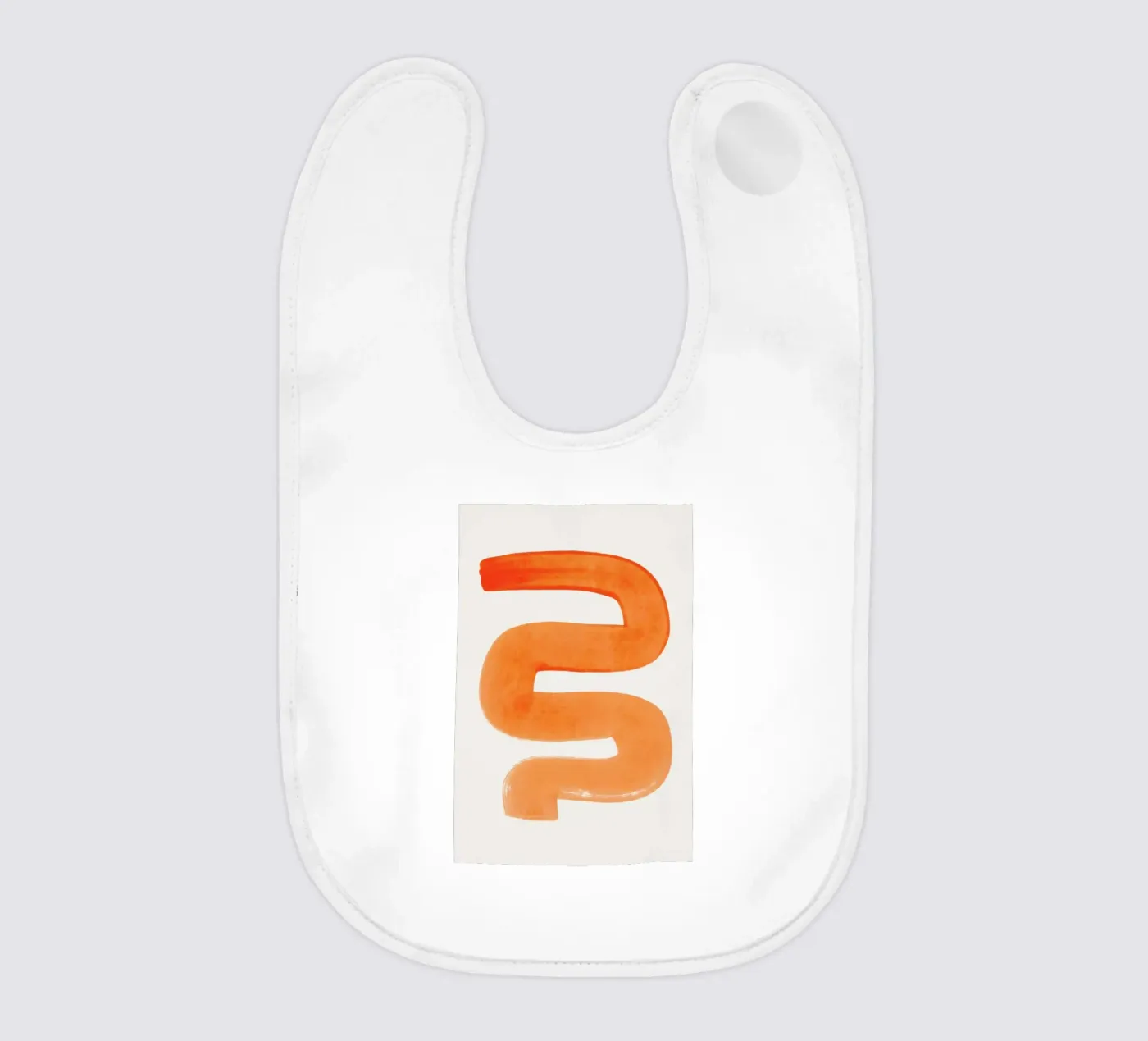 Orange Wiggle bavaglino da EnShape