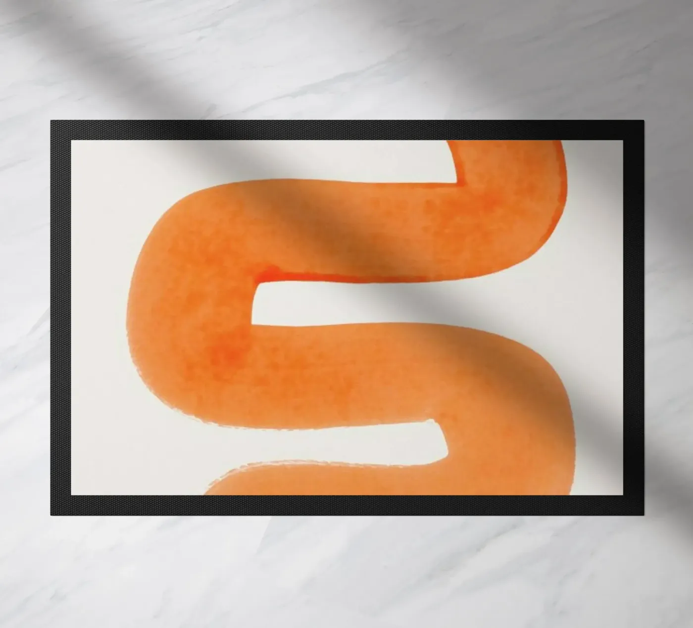 Orange Wiggle deurmat van EnShape