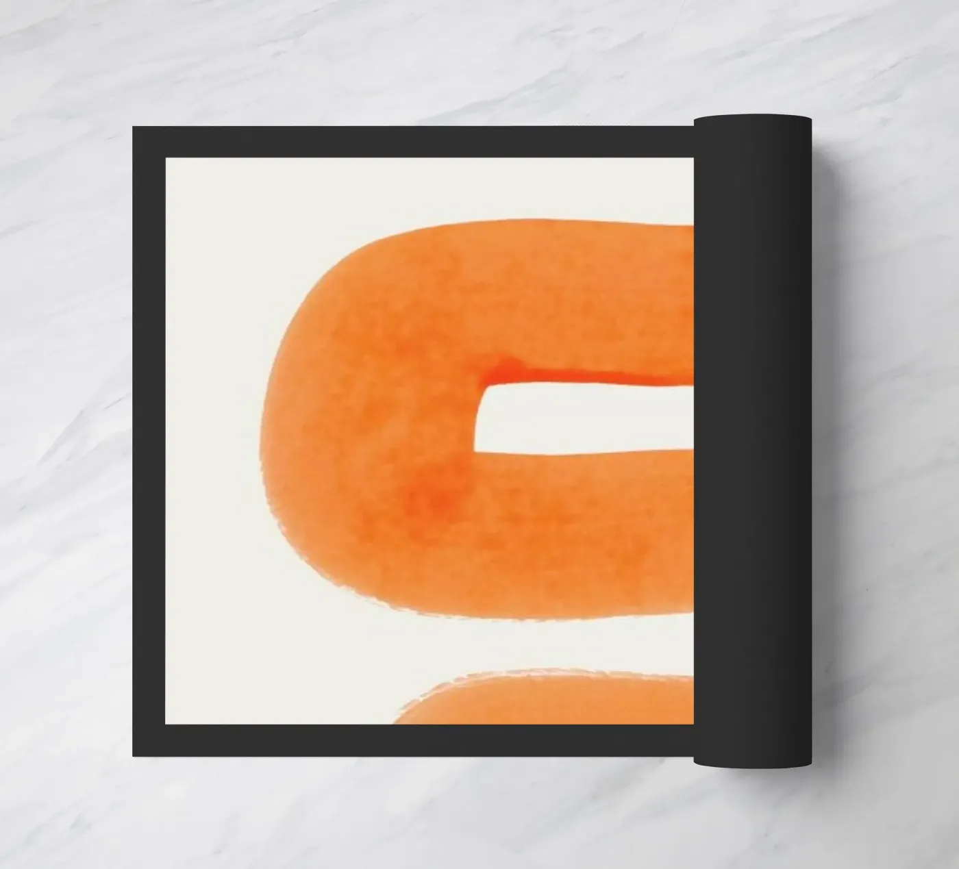 Orange Wiggle deurmat van EnShape