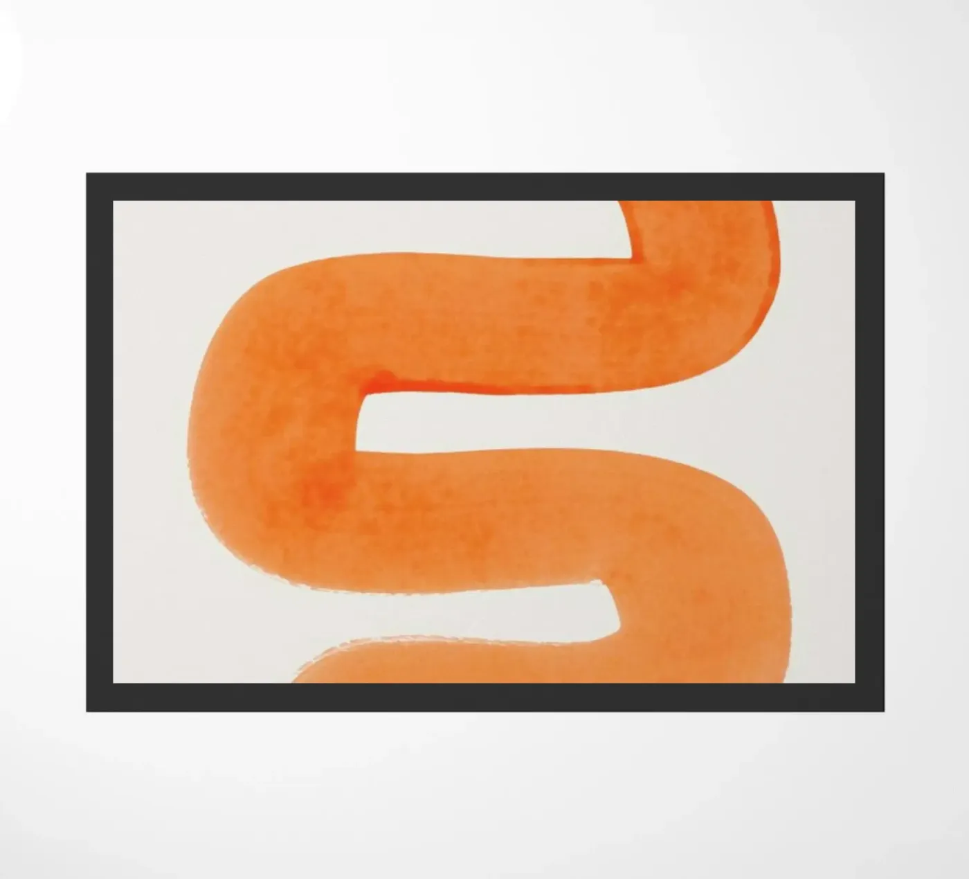 Orange Wiggle deurmat van EnShape