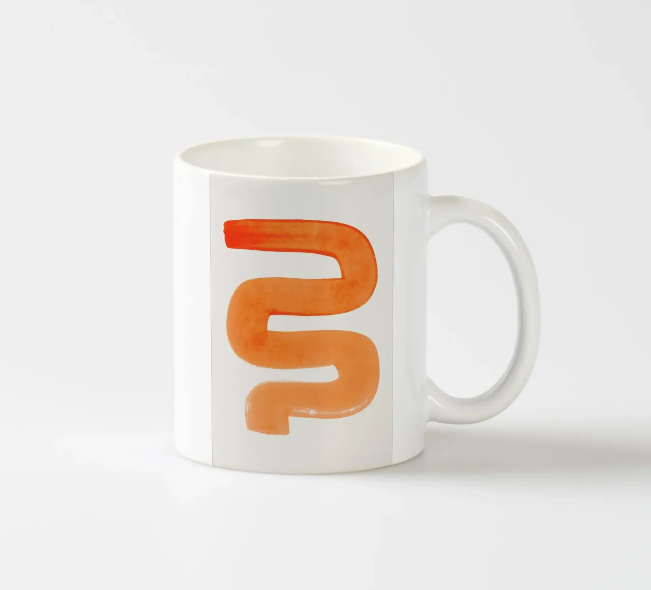 Orange Wiggle tazza in ceramica da EnShape