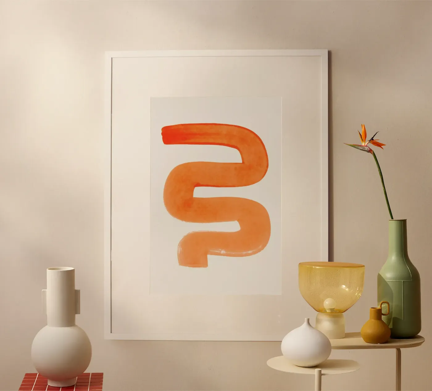 Orange Wiggle poster da EnShape