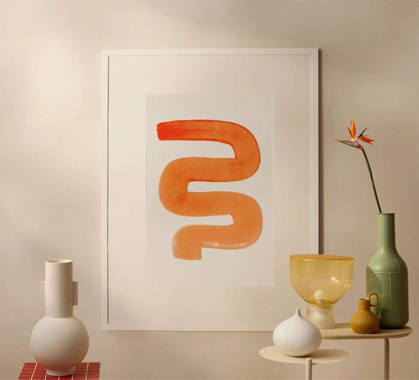 Orange Wiggle poster da EnShape