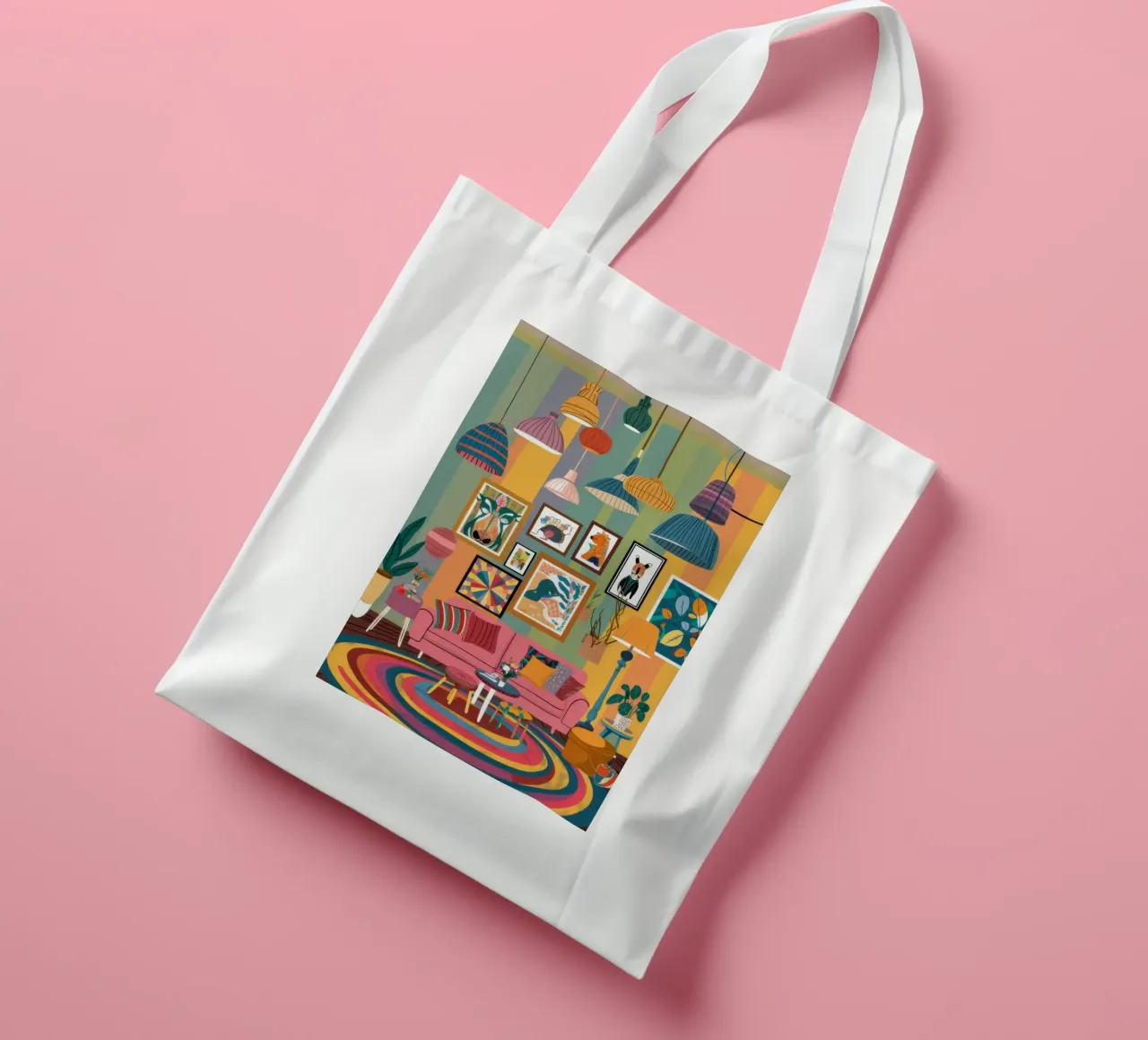 Maximalist Reading Room tote bag by Marigold Tiga