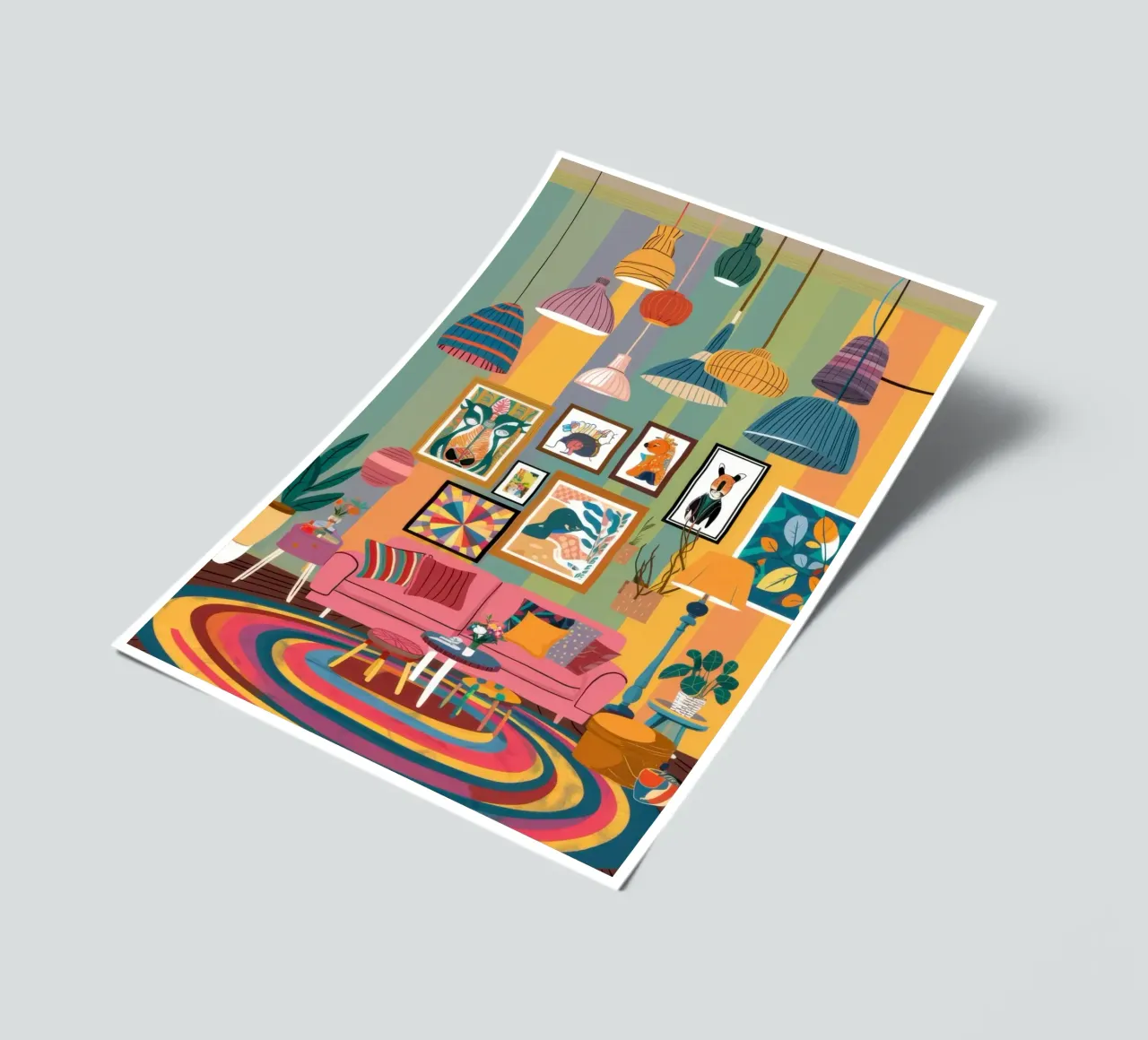 Maximalist Reading Room sticker sheet by Marigold Tiga