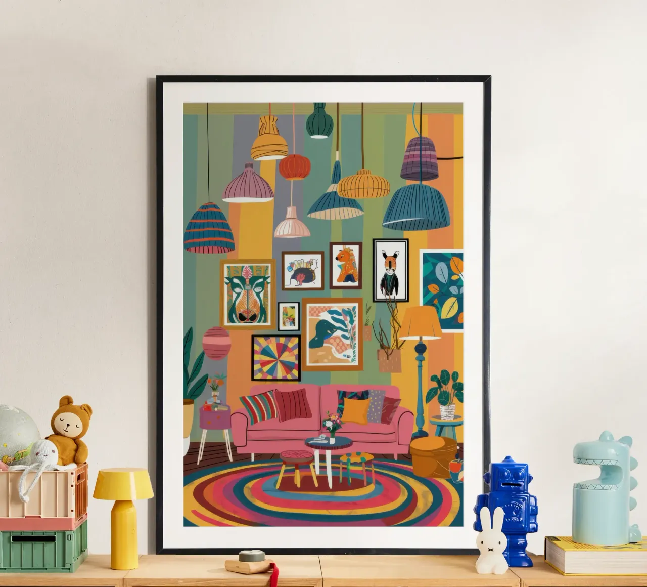 Maximalistischer Lesesaal Hahnemühle von Marigold Tiga