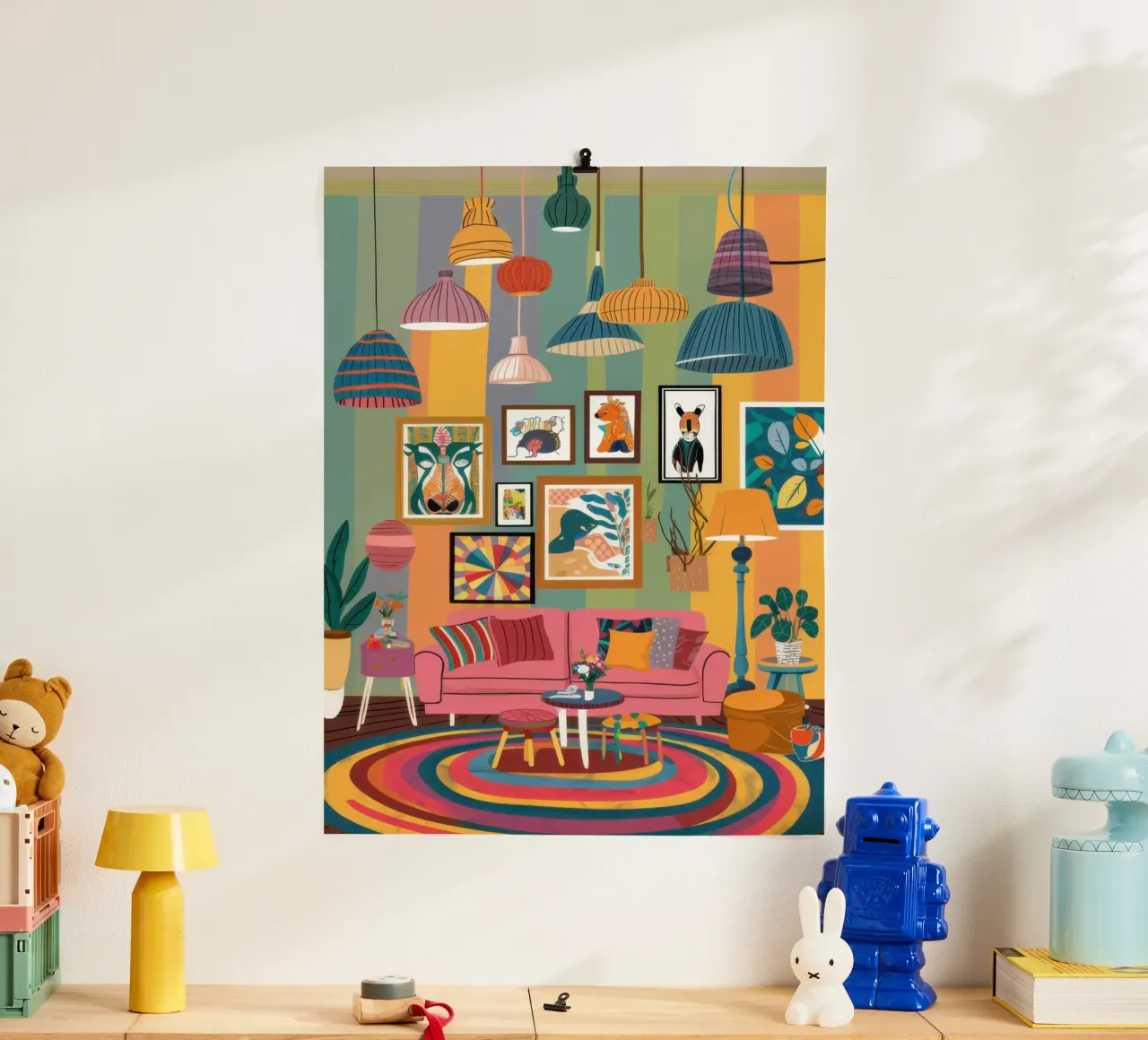 Maximalistischer Lesesaal Hahnemühle von Marigold Tiga