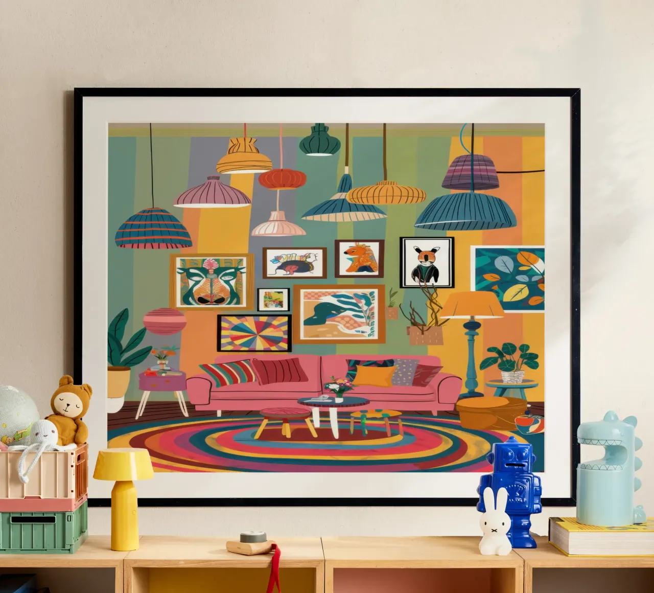 Maximalistischer Lesesaal Hahnemühle von Marigold Tiga