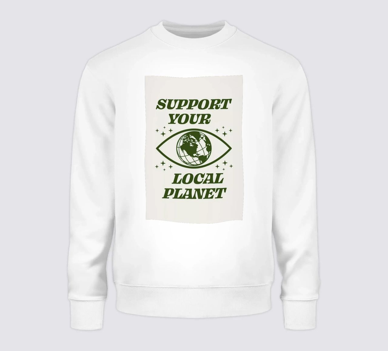 Support Your Local Planet felpa da cafelab