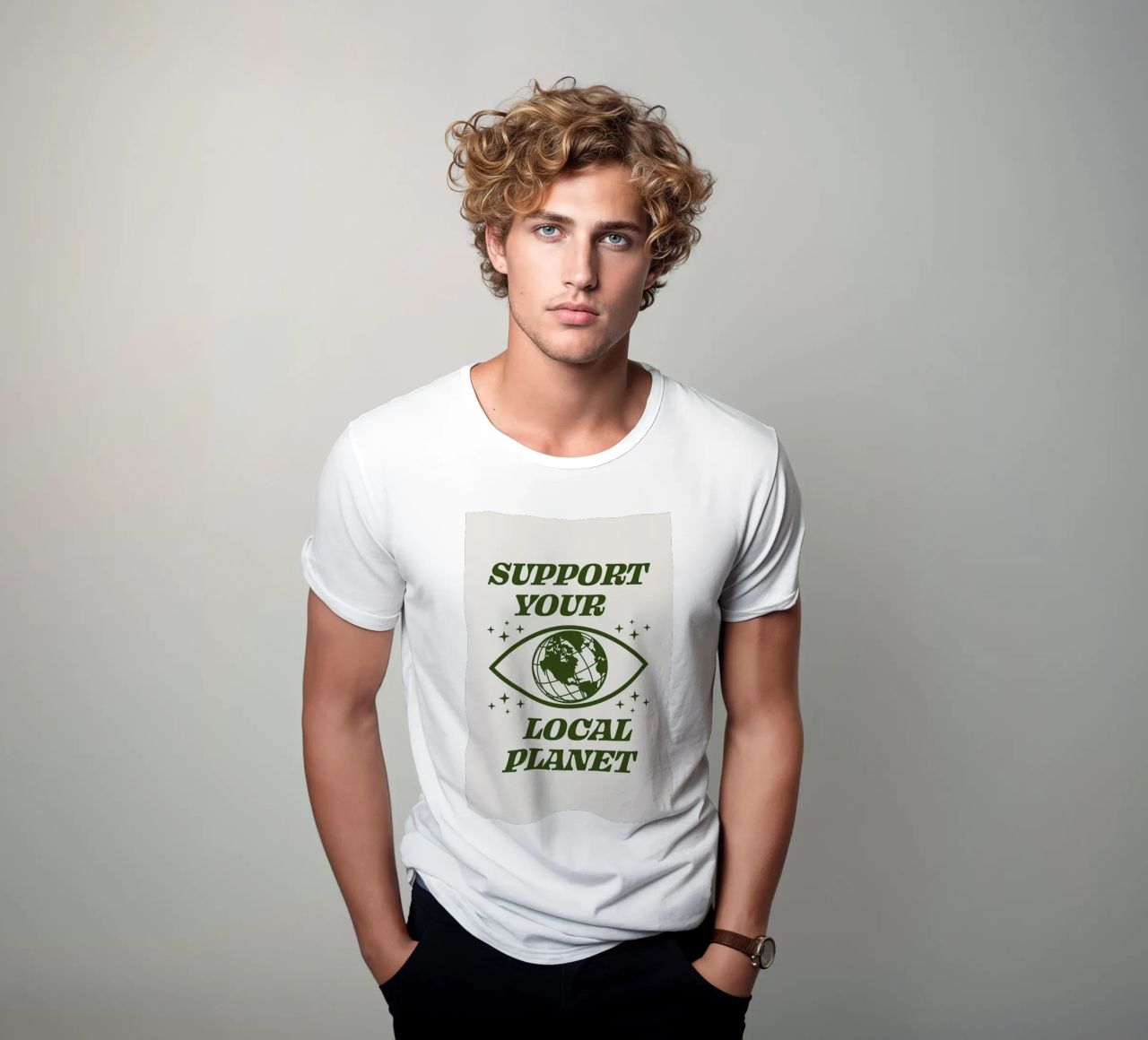 Support Your Local Planet t-shirt da cafelab
