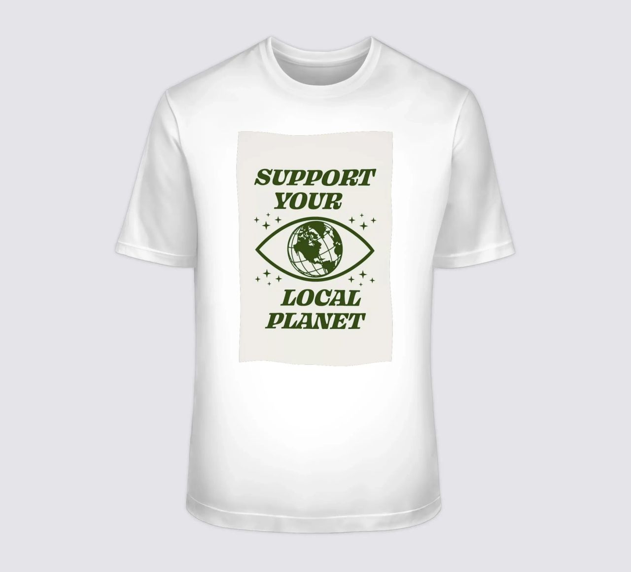 Support Your Local Planet t-shirt da cafelab