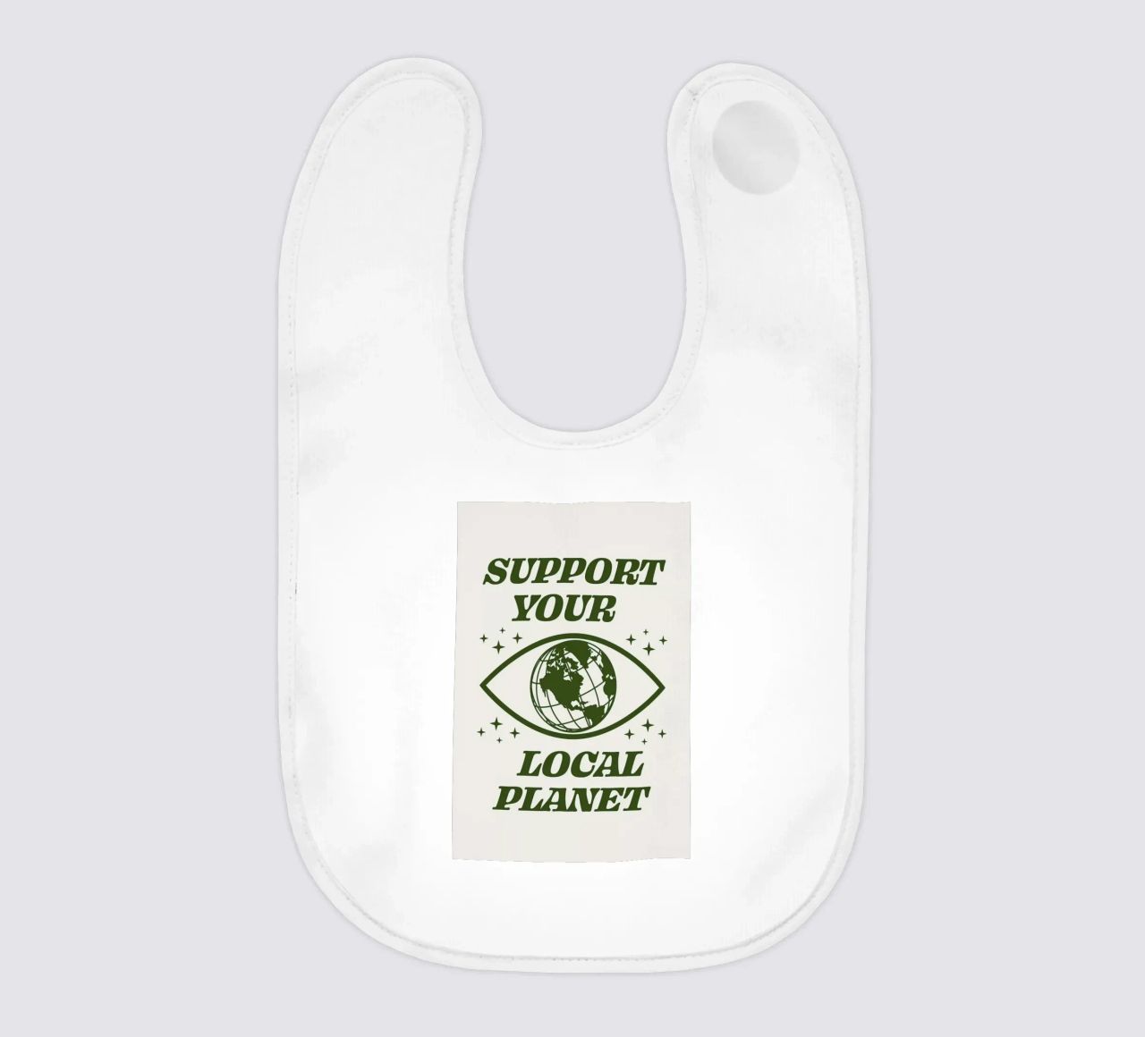 Support Your Local Planet bavaglino da cafelab