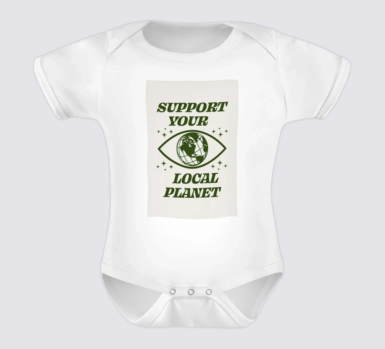 Support Your Local Planet body de bebé de cafelab