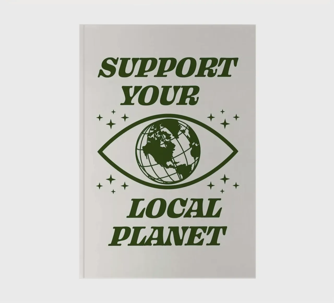 Support Your Local Planet carnet de notes de cafelab