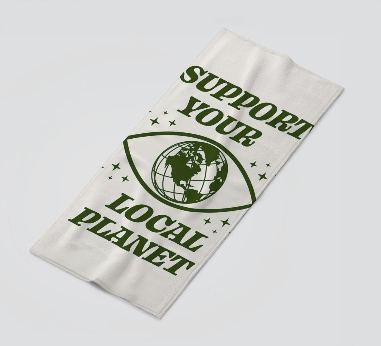 Support Your Local Planet telo mare da cafelab