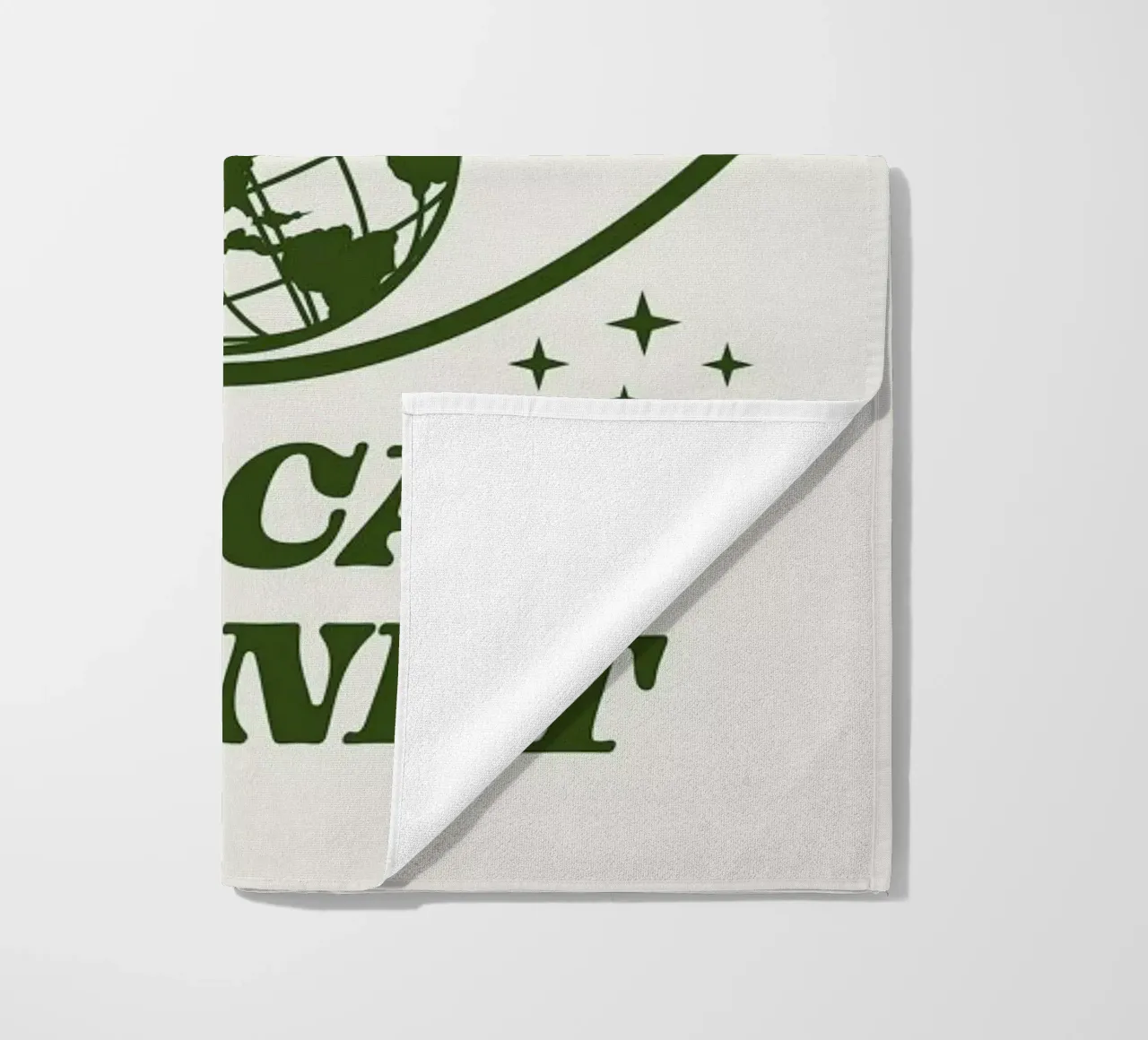 Support Your Local Planet Strandtuch von cafelab