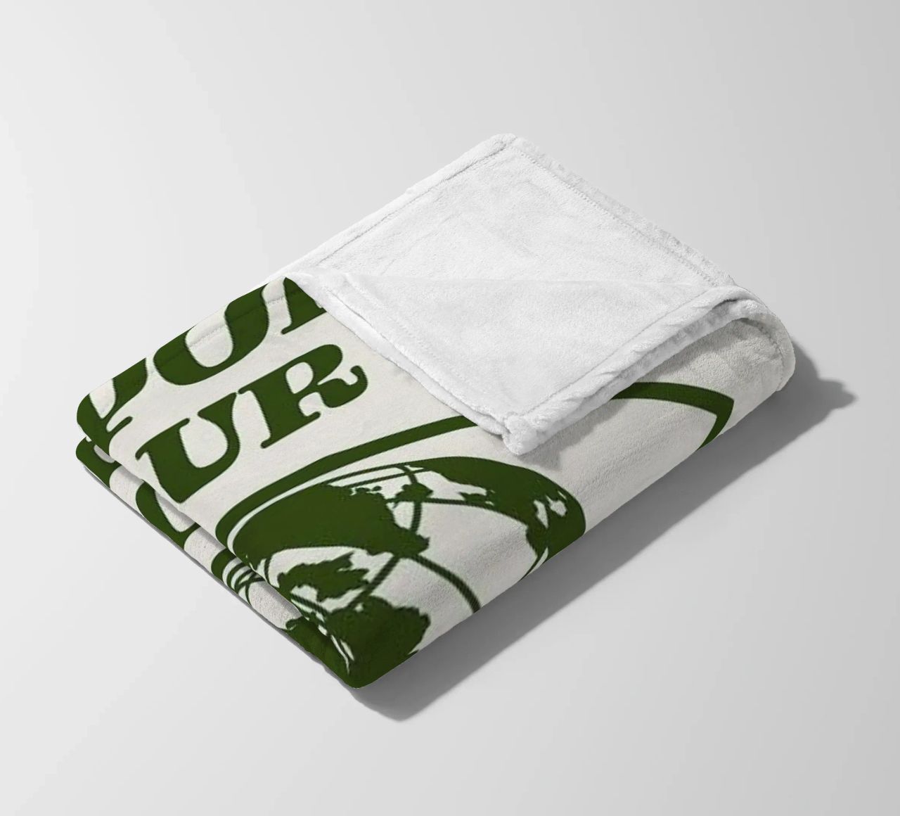 Support Your Local Planet coperta in pile da cafelab