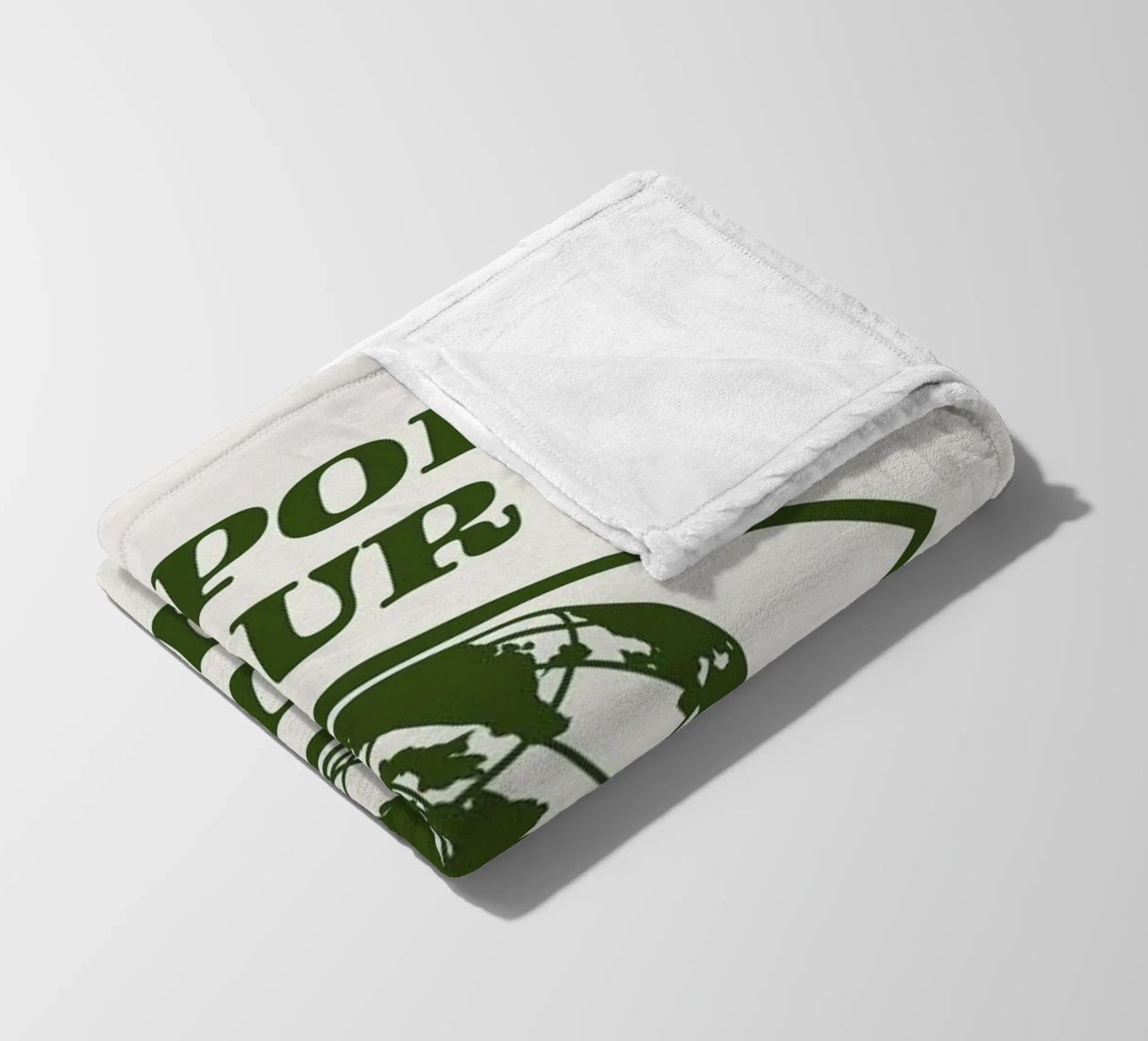 Support Your Local Planet coperta in pile da cafelab