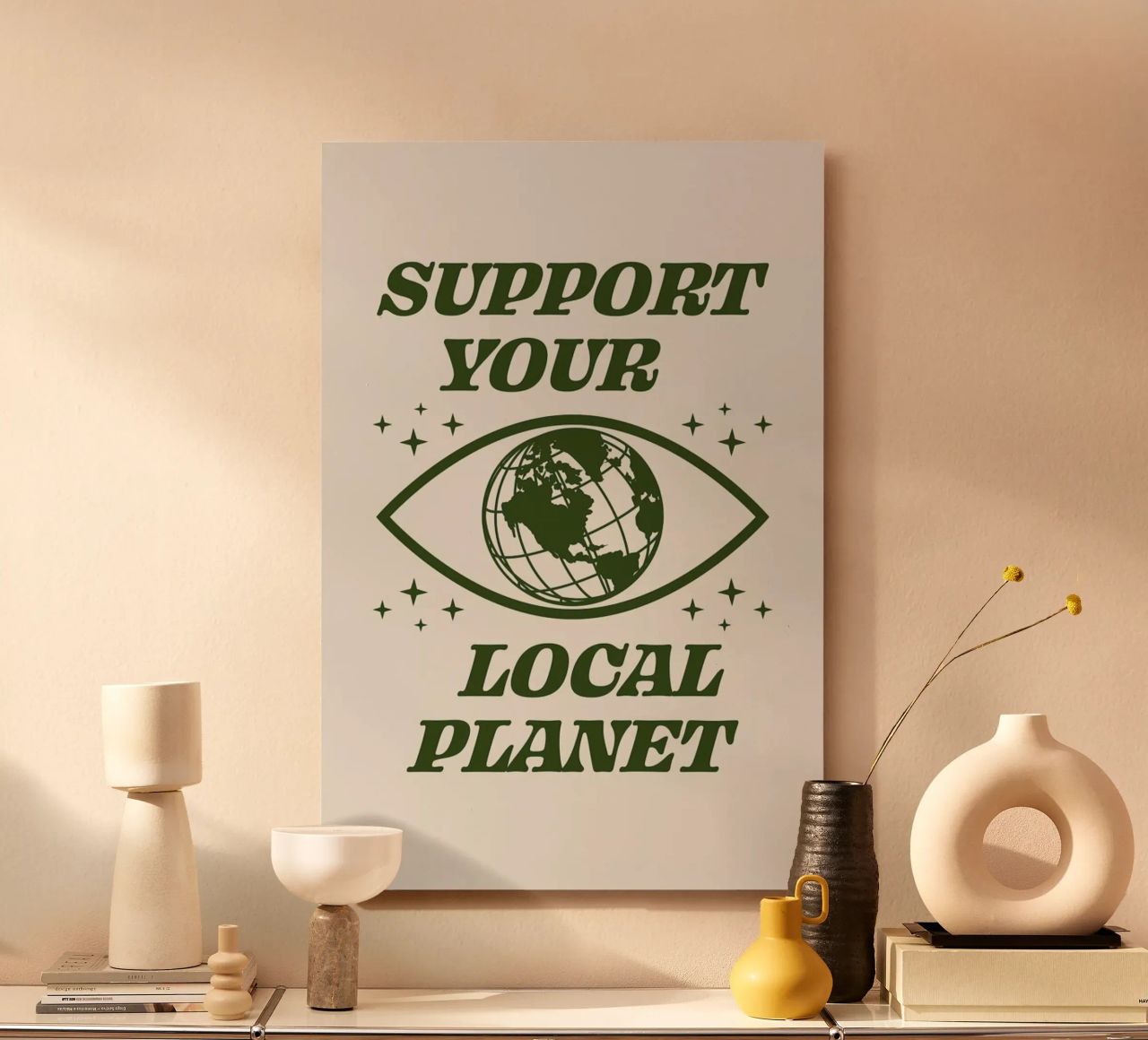 Support Your Local Planet pannello forex da cafelab