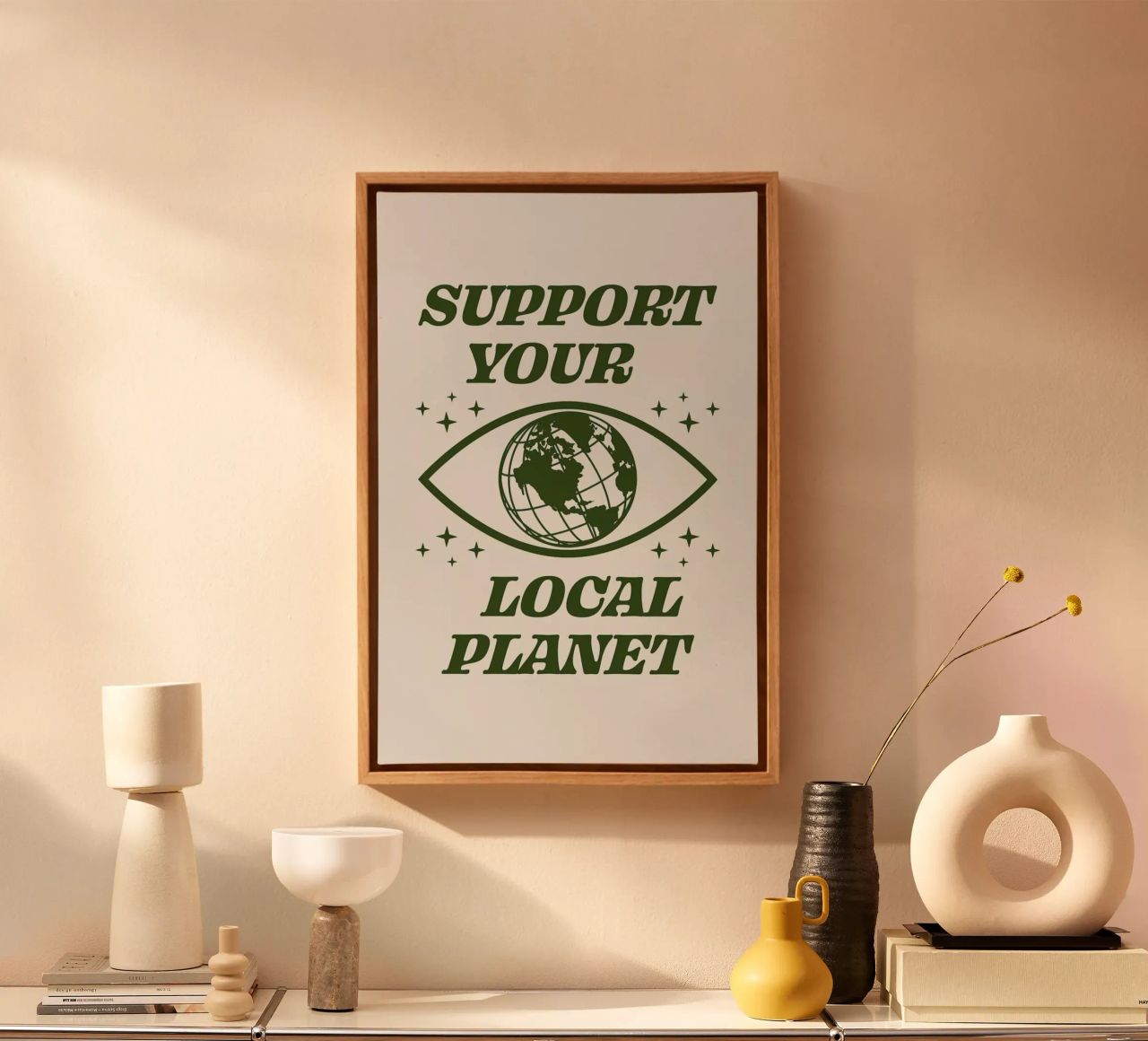 Support Your Local Planet tela da cafelab