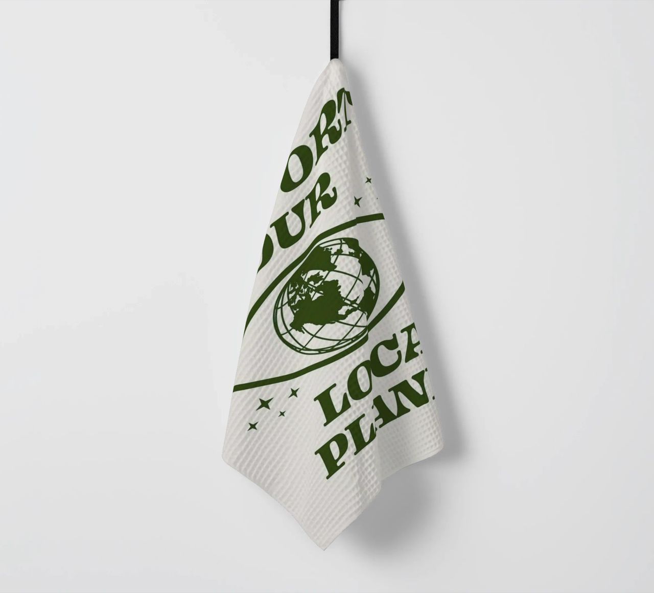 Support Your Local Planet canovaccio da cucina da cafelab