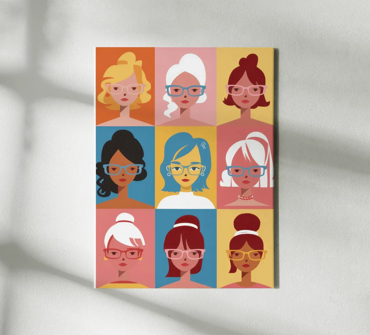 Skincare Routine Grid canvas by Sentinel Glow