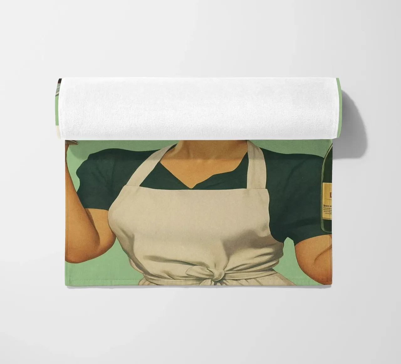 Divertente moglie cucina retrò telo mare da oneroad
