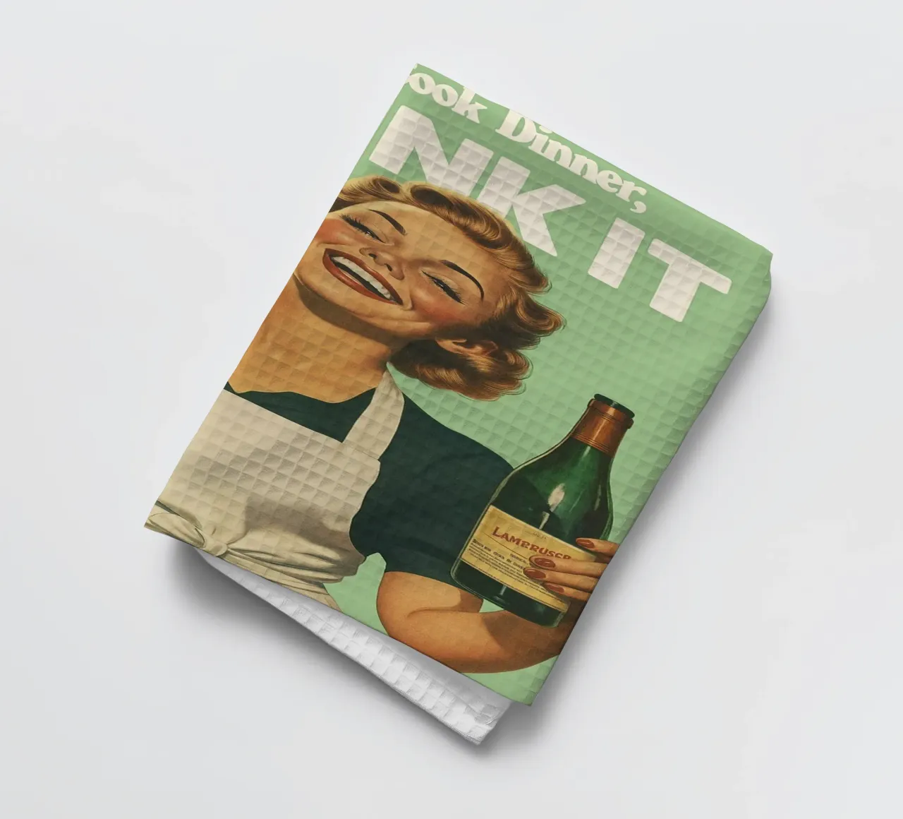 Cuisine marrante pour femme rétro torchon de oneroad