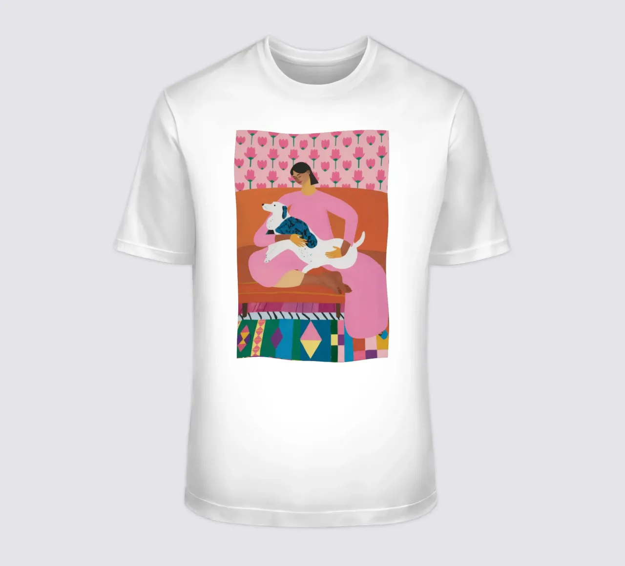 Dog Bed Companionship t-shirt by Marigold Tiga